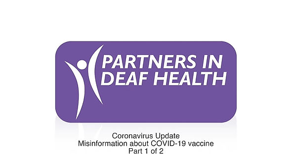 Coronavirus Update: Misinformation about COVID-19 Vaccine Part 1 of 2